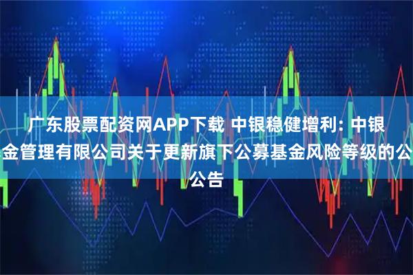 广东股票配资网APP下载 中银稳健增利: 中银基金管理有限公司关于更新旗下公募基金风险等级的公告